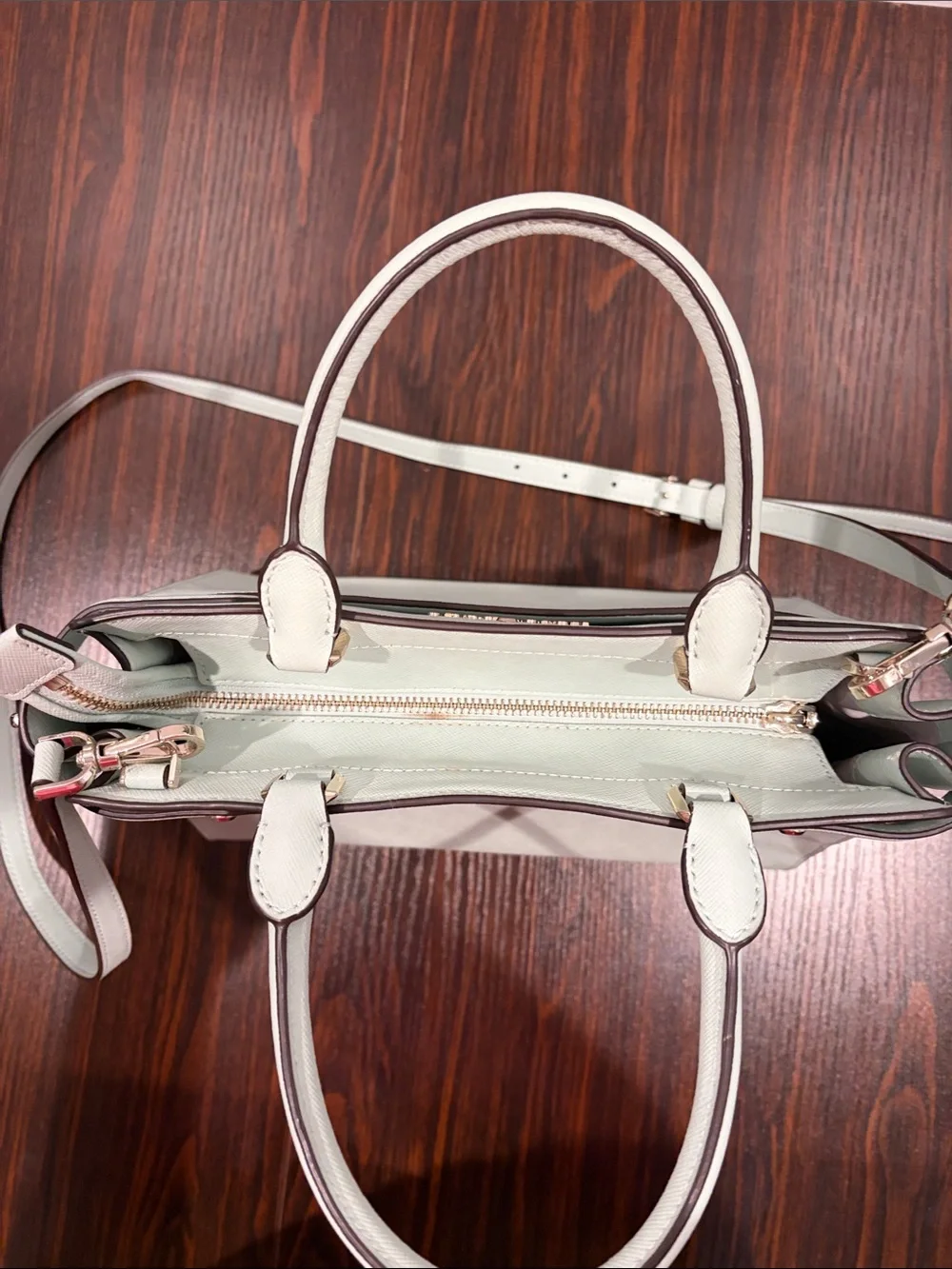 Kate Spade Staci Mint Green Purse with removable strap